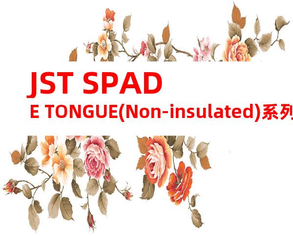 JST SPADE TONGUE(Non-insulated)系列 FVGS5-2.5C产品规格书